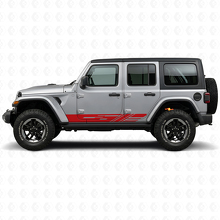 Vinilo Decorativo de Franjas Laterales para Jeep Wrangler JL 2018+_3