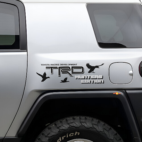 Calcomanías laterales de vinilo edición TRD Hunters para Toyota FJ Cruiser