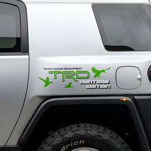 Calcomanías laterales de vinilo edición TRD Hunters para Toyota FJ Cruiser_3