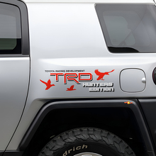 Calcomanías laterales de vinilo edición TRD Hunters para Toyota FJ Cruiser_4