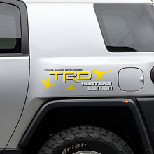 Calcomanías laterales de vinilo edición TRD Hunters para Toyota FJ Cruiser_5