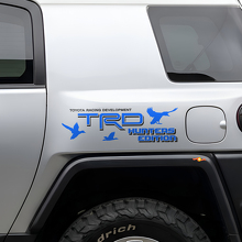 Juego de vinilos laterales edición TRD Hunters para Toyota FJ Cruiser_2