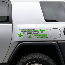 Juego de vinilos laterales edición TRD Hunters para Toyota FJ Cruiser_3