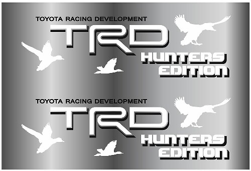Juego de Pegatinas Laterales Edición Cazadores Estilo TRD para Toyota FJ Cruiser