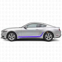 Kit de vinilos laterales con franjas decoradas para Musclecar Mustang_2