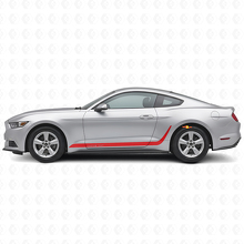 Kit de vinilo lateral con franjas decorativas personalizadas para Musclecar Mustang_3