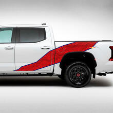 Calcomanía de vinilo Kit completo de mapa topográfico para Toyota Tundra Hybrid 2023_5