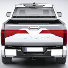Calcomanía de vinilo Kit completo de mapa topográfico para Toyota Tundra Hybrid 2023_6