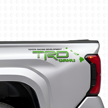 Kit de Calcomanías de Vinilo para el Lado de la Caja TRD Oahu Hawaii para Camionetas Toyota_4