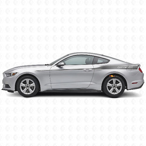 Kit de vinilo con franjas laterales decorativas personalizadas para Musclecar Mustang 2015-20_1