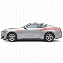 Kit de vinilo con franjas laterales decorativas personalizadas para Musclecar Mustang 2015-20_3