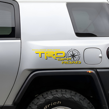 Calcomanías laterales de vinilo TRD Off Road Compass para Toyota FJ Cruiser_4
