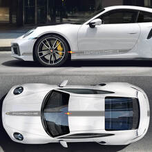 Kit Completo de Pegatinas de Vinilo con Rayas Estilo Porsche para Porsche 911 Turbo S3_3