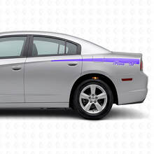 Vinilo de rayas laterales personalizadas para Dodge Charger 2011-2014_2