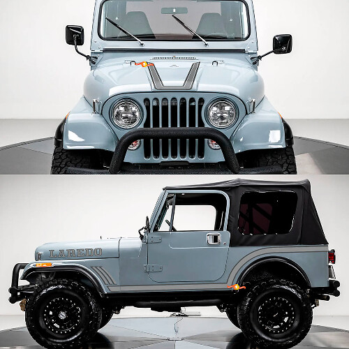 Juego de gráficos Laredo Calcomanías de vinilo para Jeep Wrangler Rubicon CJ7