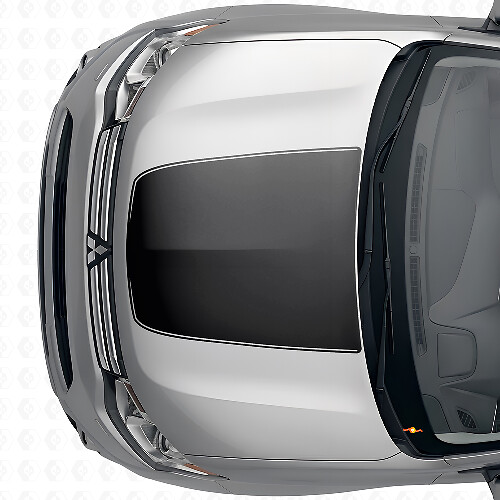 Calcomanía de vinilo tira central del capó para Mitsubishi Outlander 2012-2014