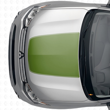 Calcomanía de vinilo tira central del capó para Mitsubishi Outlander 2012-2014_3