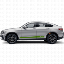Vinilo adhesivo de franjas laterales estilo racing para Mercedes-Benz AMG GLC-Class C253_3