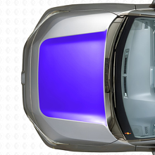 Calcomanía de Vinilo Central para Capó para Toyota RAV4 2019-2024_2