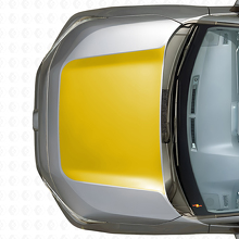 Calcomanía de Vinilo Central para Capó para Toyota RAV4 2019-2024_5