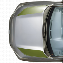 Calcomanía de vinilo de doble raya para capó para Toyota RAV4 2019-2024_3