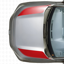 Calcomanía de vinilo de doble raya para capó para Toyota RAV4 2019-2024_4