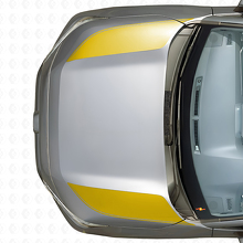 Calcomanía de vinilo de doble raya para capó para Toyota RAV4 2019-2024_5
