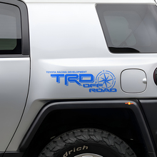 Pegatina lateral de vinilo TRD Off Road Compass para Toyota FJ Cruiser_2