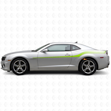 Kit de vinilos de rayas laterales estilo racing para Chevrolet Camaro 2010-2013_3