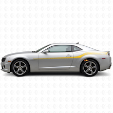 Kit de vinilos de rayas laterales estilo racing para Chevrolet Camaro 2010-2013_6