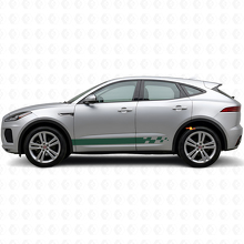 Kit de Calcomanías de Vinilo de Rayas Laterales a Cuadros para Jaguar E-Pace 2017-2022_3
