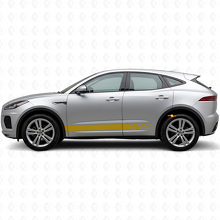 Kit de Calcomanías de Vinilo de Rayas Laterales a Cuadros para Jaguar E-Pace 2017-2022_4