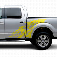 Kit de vinilo lateral contra salpicaduras de barro 4x4 para Musclecar Truck 2009-2012_6