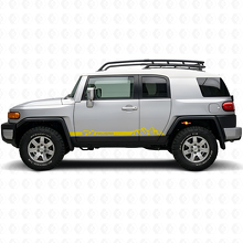 Pegatinas de vinilo para paneles laterales estilo montaña para Toyota FJ Cruiser_6