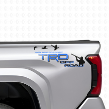 Juego de calcomanías de vinilo para laterales de caja TRD Off Road Duck Hunter para camiones Toyota_4