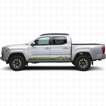 Vinilo adhesivo con franjas para paneles laterales Mountain Style para Toyota Tacoma 2016-2023_3
