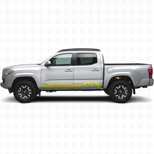 Vinilo adhesivo con franjas para paneles laterales Mountain Style para Toyota Tacoma 2016-2023_6