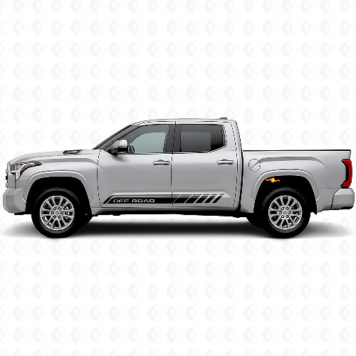 Vinilo de Letras Off Road para Estribos - Tiras para Paneles Laterales para Toyota Tundra 2022+_1