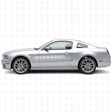 Kit de calcomanías de vinilo con franjas laterales y logo GT para Musclecar Musclecarmodel 2010-2014_4