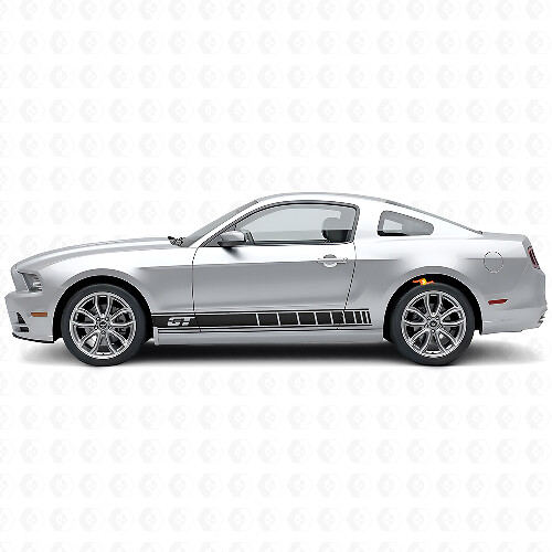 Juego de pegatinas de vinilo para paneles laterales con logo GT para Musclecar Musclecarmodel 2010-2014_1