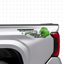 Juego de pegatinas laterales traseras de vinilo TRD Off Road Eagle para camiones Toyota_2