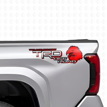 Juego de pegatinas laterales traseras de vinilo TRD Off Road Eagle para camiones Toyota_3