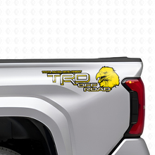 Juego de pegatinas laterales traseras de vinilo TRD Off Road Eagle para camiones Toyota_4