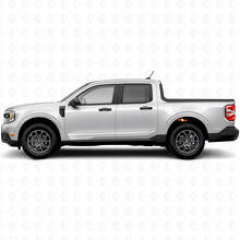 Kit de adhesivos de vinilo con franjas laterales para puertas dobles para Musclecar Maverick 2022-26_5