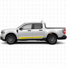 Kit de adhesivos de vinilo con franjas laterales para puertas dobles para Musclecar Maverick 2022-26_6