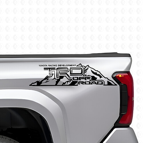 Juego de Calcomanías Laterales de Vinilo Estilo Montaña TRD Off Road para Camionetas Toyota