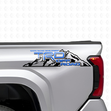 Juego de Calcomanías Laterales de Vinilo Estilo Montaña TRD Off Road para Camionetas Toyota_2