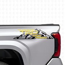 Juego de Calcomanías Laterales de Vinilo Estilo Montaña TRD Off Road para Camionetas Toyota_5