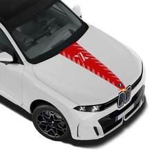Vinilo Adhesivo Franja Central Capó Estilo X Para BMW X5 G65_2