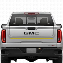 Calcomanías de franjas para portón trasero para GMC Sierra 1500 AT4X Vinilo adhesivo para gráficos de GMC Sierra_2